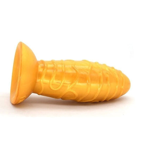 FAAK Dome Silicone Anal Plug Gold Premium Medical Grade Butt Plug - Butt Plugs