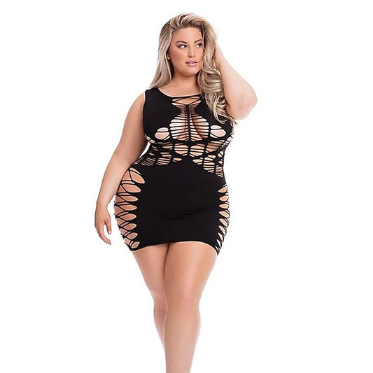 Womens Dynamite Diva Mini Dress Black Queen by Pink Lipstick - Fancy Dress Ups