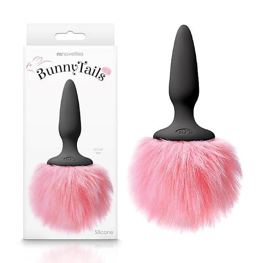 Bunny Tails Mini Fur Butt Plug by NS Novelties - Body Wands