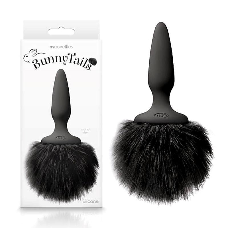 Bunny Tails Mini Fur Butt Plug by NS Novelties - Body Wands