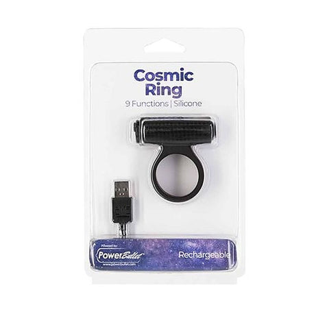 Power Bullet Cosmic Vibrating Cock Ring by BMS Factory - Vibrating Cock Rings