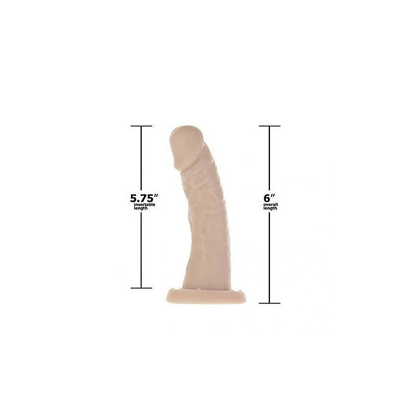Addiction Edward Realistic Non Vibrating Dong 6 Inch - Realistic Dildos