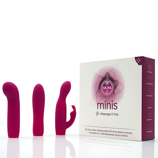 Skins Minis Massage A Trois Sex Toy Set by Skins Touch - Sex Kits