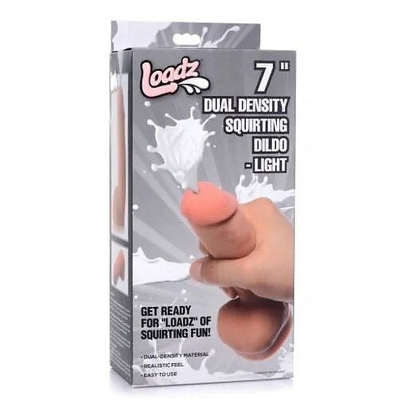 Loadz Dual Density Squirting Dildo by XR Brands - Realistic Dildos