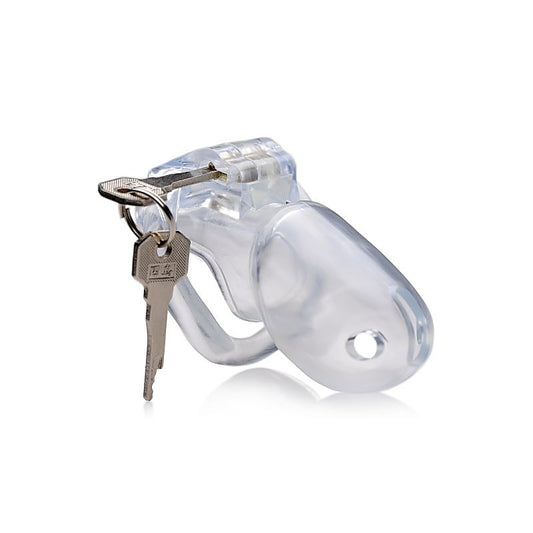 Master Series Clear Captor Male Chastity Cage by XR Brands - Male Chastity
