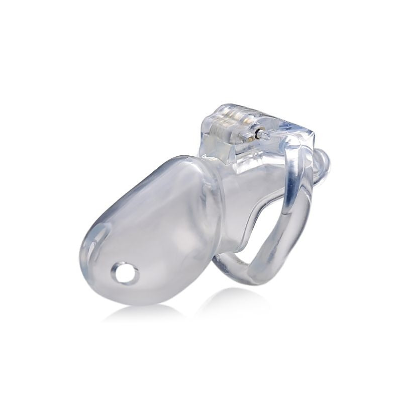 Master Series Clear Captor Male Chastity Cage by XR Brands - Male Chastity