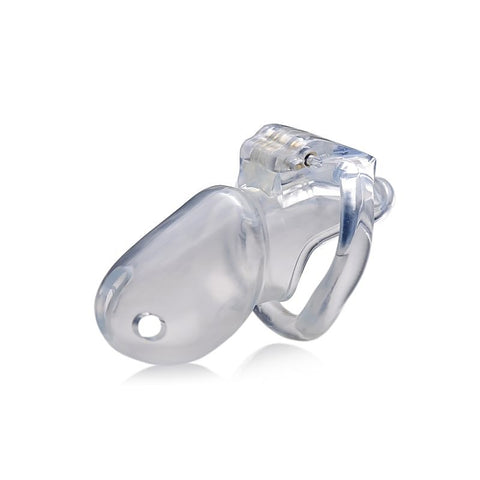Master Series Clear Captor Male Chastity Cage by XR Brands - Male Chastity