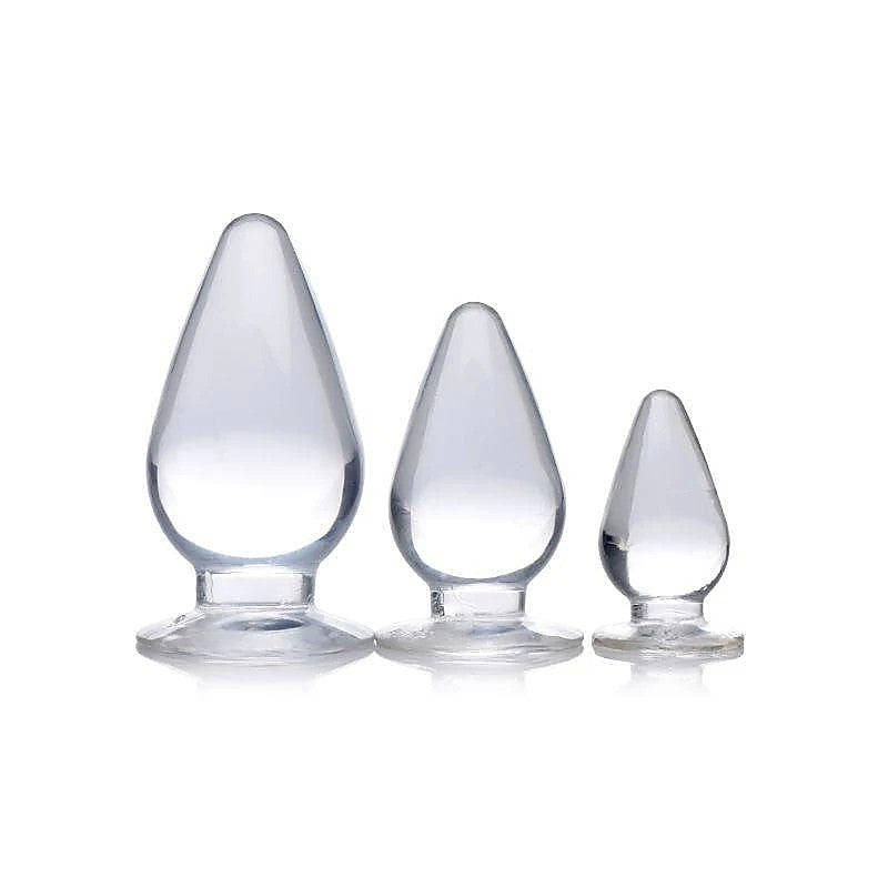Premium Triple Cones Anal Plug Set by XR Brands - Butt Plugs