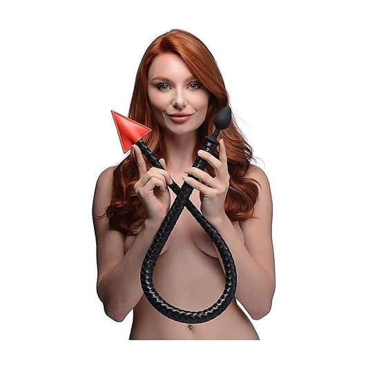 Hellbound Braided Devil Tail Plug by XR Brands - Butt Plugs