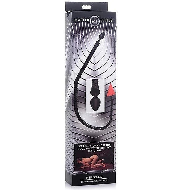 Hellbound Braided Devil Tail Plug by XR Brands - Butt Plugs