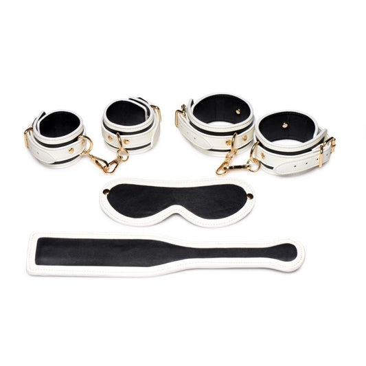 Kink In the Dark Glowing Bondage Set Fluro by XR Brands - Bondage Kits