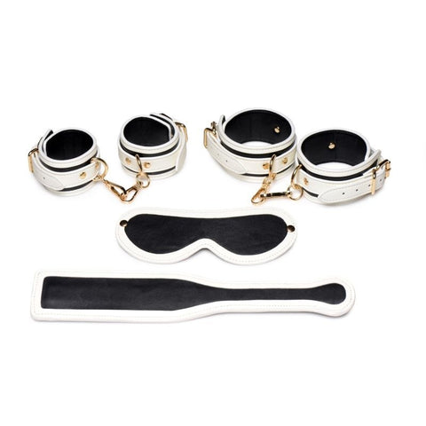 Kink In the Dark Glowing Bondage Set Fluro by XR Brands - Bondage Kits