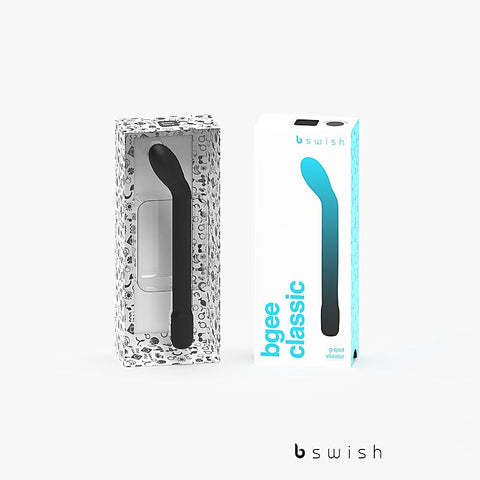 B Swish Bgee Classic Waterproof G Spot Vibrator with Angled Tip Design - G-Spot Vibrators