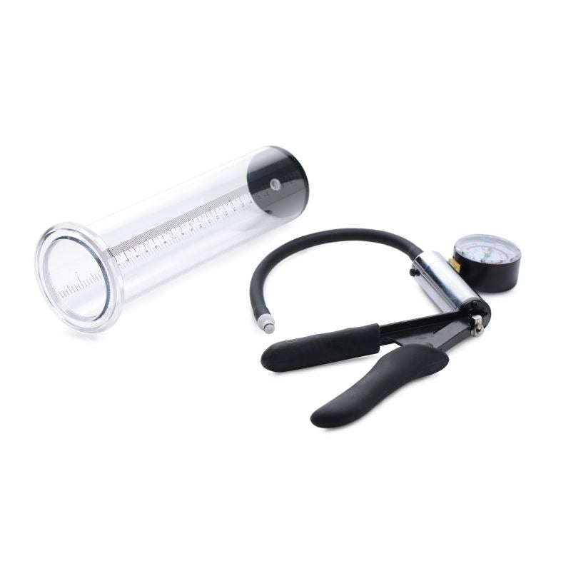 Penis Pump Kit with 2" Cylinder by XR Brands - Penis Pumps And Stretchers