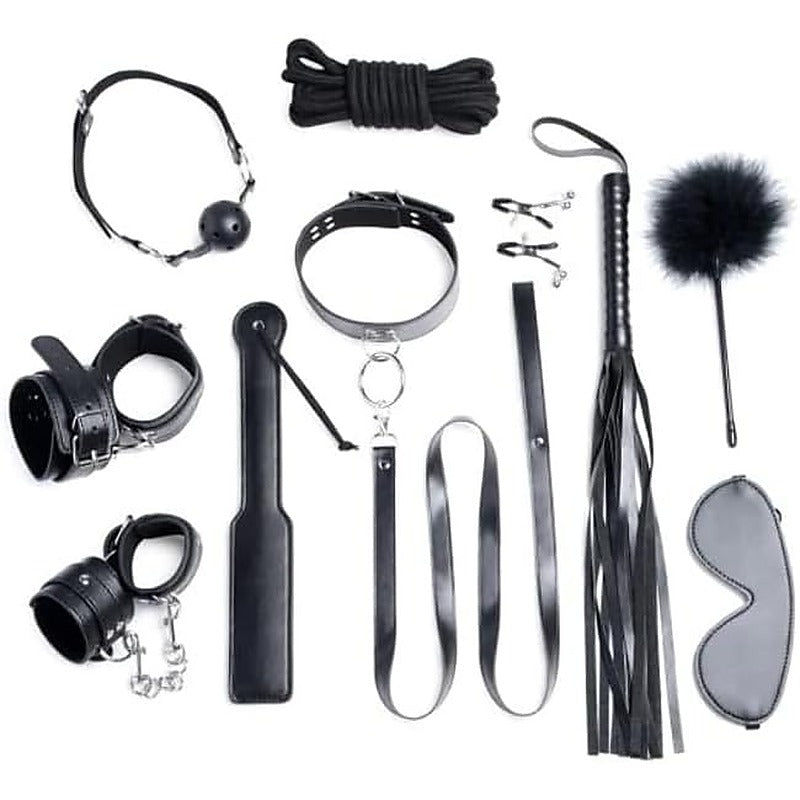 Strict Deluxe Bondage Set 10 Piece by XR Brands - Bondage Kits