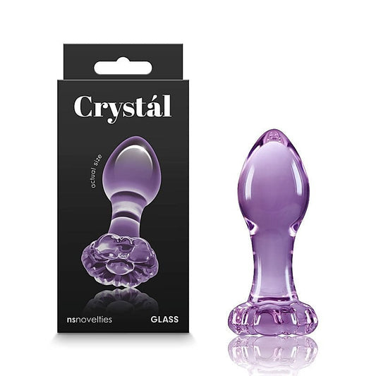 Blossom of Pleasure Glass Butt Plug by NS Novelties - Remote Control Vibrators