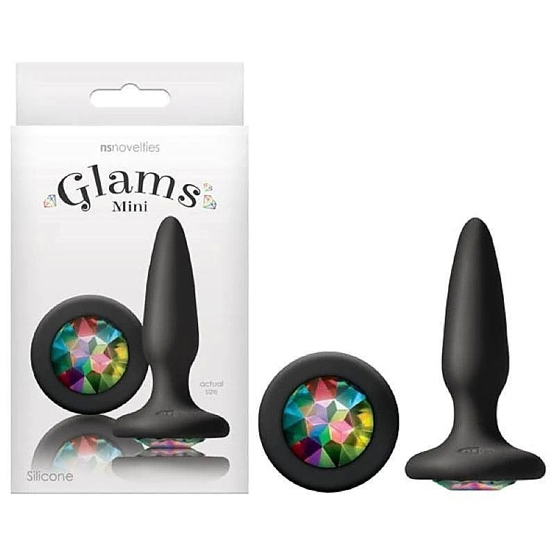 Glams Mini Butt Plug with Sparkling Gem by NS Novelties - Butt Plugs