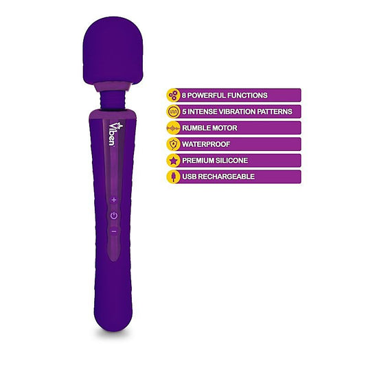 Obsession Rechargeable 8 Functions Body Wand Massager - Body Wands