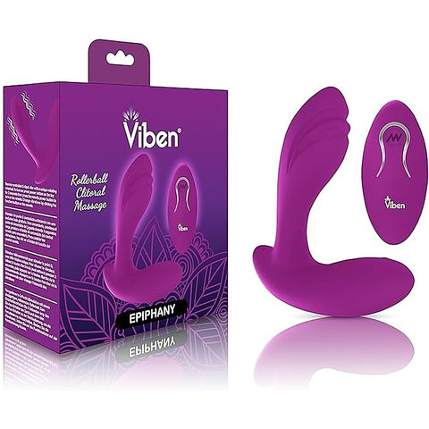 Epiphany Rollerball Dual-Stim Massager by Viben - Personal Massagers