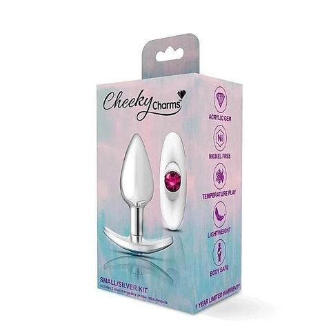 Cheeky Charms Silver Anchor Butt Plug by Viben - Butt Plugs