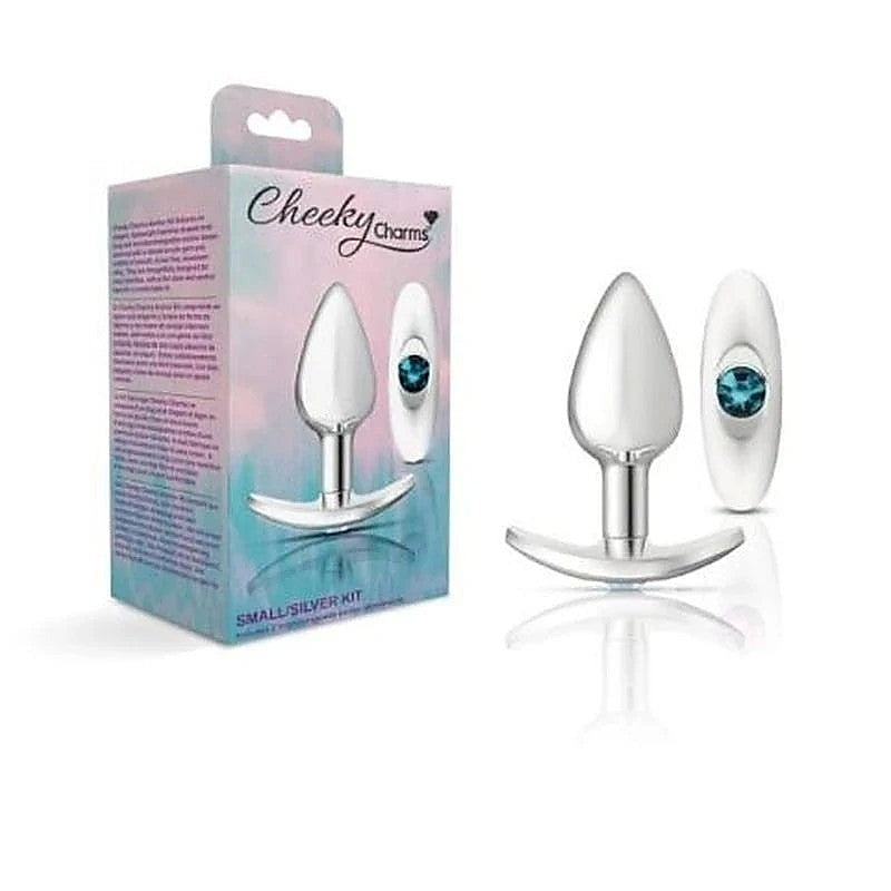 Cheeky Charms Silver Anchor Butt Plug by Viben - Butt Plugs