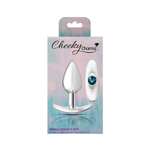 Cheeky Charms Silver Anchor Butt Plug by Viben - Butt Plugs