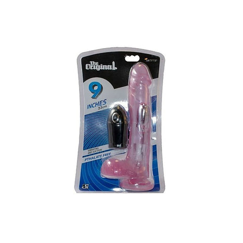 Vibrating Cock and Balls With Suction 9 Inch by SI Novelties - Vibrating Dildos