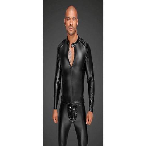Power Wetlook Men's Jacket by Noir Handmade - His Fetish