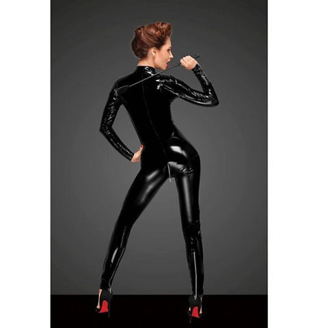 PVC Overall With 3 Way Zipper Women Fetish Dress - Her Fetish