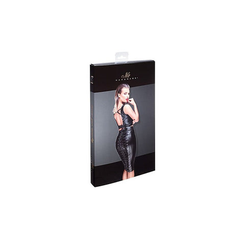 Power Wetlook Pencil Womens Skirt With Long Zipper - Her Fetish