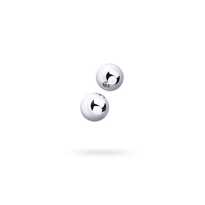 ToyFa Metal Silver Metal Vaginal Balls 2 Piece 3 cm Medical Steel - Love Eggs and Kegel Exercisers