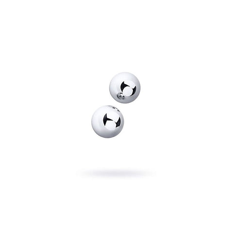 ToyFa Metal Silver Metal Vaginal Balls 2 Piece 3 cm Medical Steel - Love Eggs and Kegel Exercisers