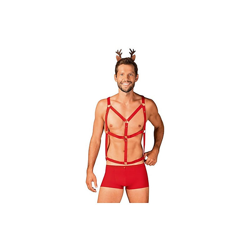 Mr. Reindy 3 Piece Mens Costume Set by Obsessive - Fancy Dress Ups