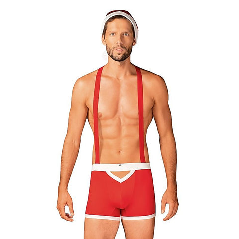 Mr. Claus Mens Sexy Costume Set 3 Piece by Obsessive - Fancy Dress Ups
