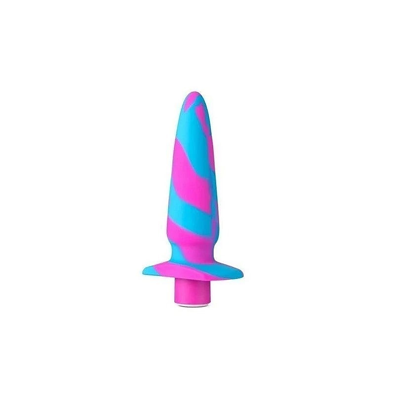 Blush Novelties Avant Vibrotize Silicone Mini Anal Vibrator Fuchsia RumbleTech - Anal Vibrators
