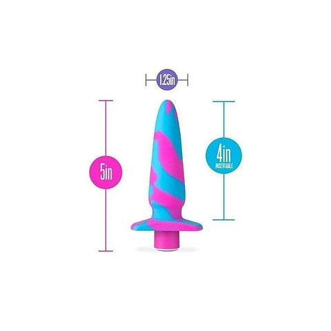 Blush Novelties Avant Vibrotize Silicone Mini Anal Vibrator Fuchsia RumbleTech - Anal Vibrators