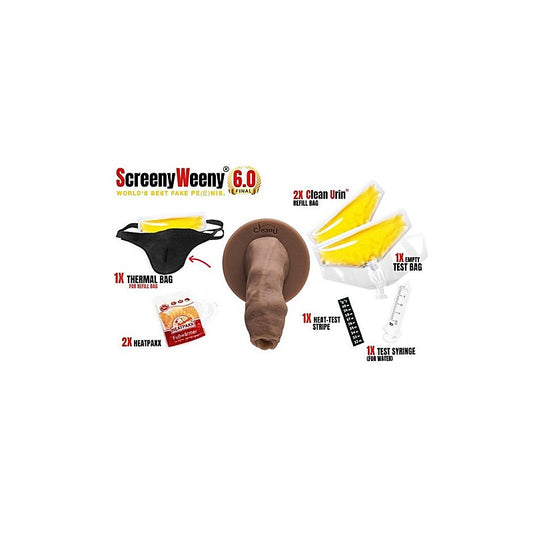 Screeny Weeny 6.0 Uncut Fake Penis by CleanU - Realistic Dildos