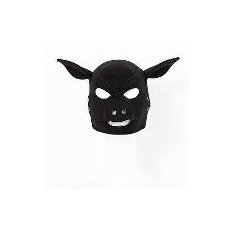 Daytona BDSM Play Neoprene Pig Mask by Doc Johnson - Bondage Hoods