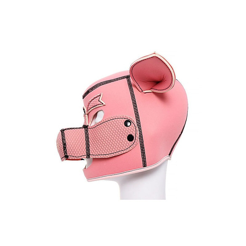 Daytona BDSM Play Neoprene Pig Mask by Doc Johnson - Bondage Hoods