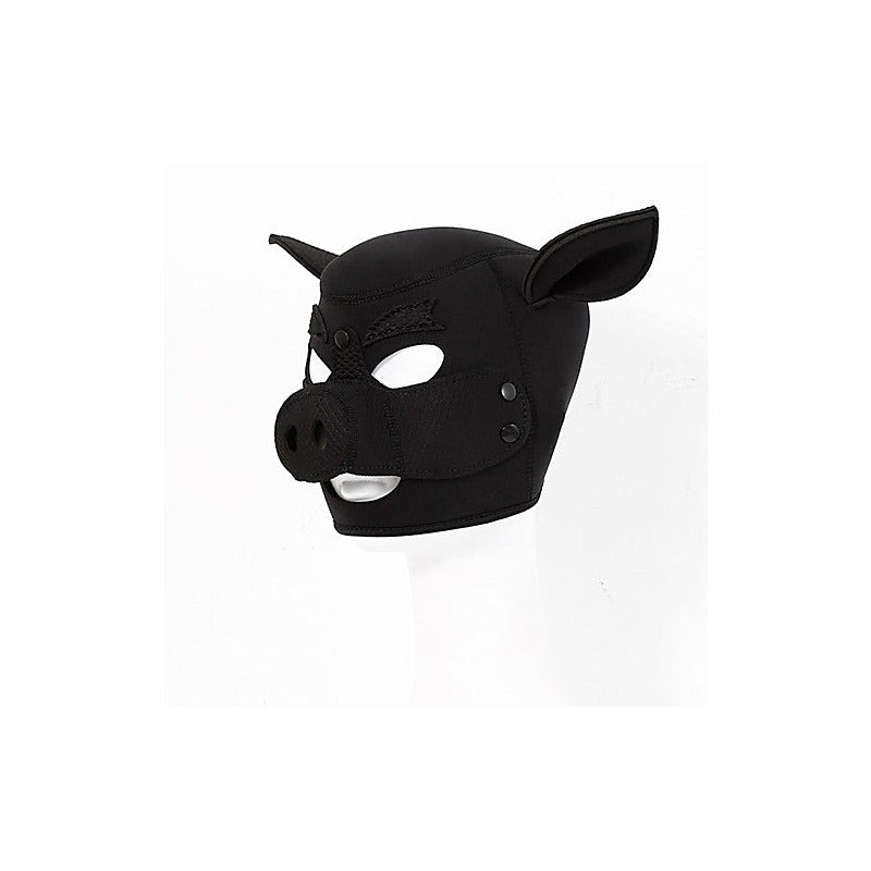Daytona BDSM Play Neoprene Pig Mask by Doc Johnson - Bondage Hoods