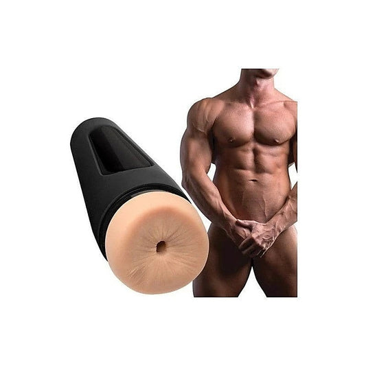 Man Squeeze Stud UltraSkyn Male Stroker by Doc Johnson - Masturbators and Strokers