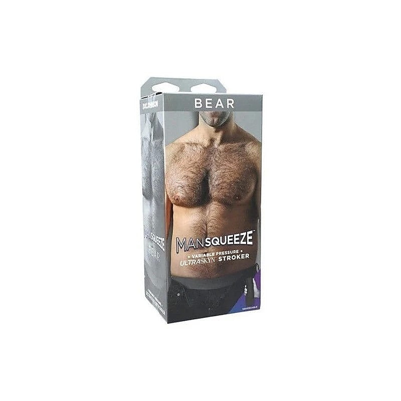 Man Squeeze Bear UltraSkyn Mens Pleasure Stroker - Masturbators and Strokers