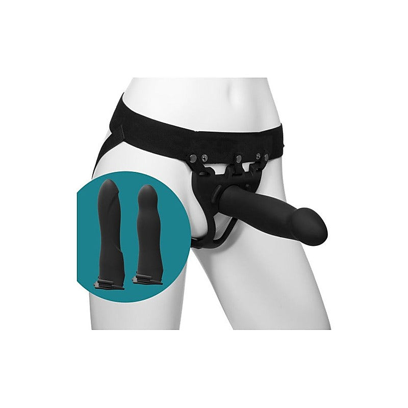 Body Extensions Be Ready Hollow Silicone Strap On Set - Strap On Sextoys