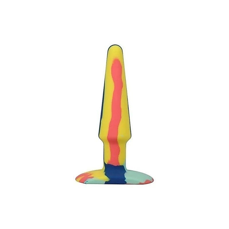Doc Johnson A Play Groovy Silicone Anal Plug 5 Inch Sunrise Health Grade Silicone - Butt Plugs