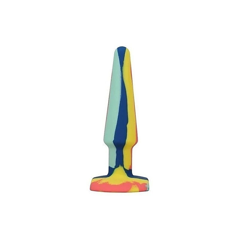 Doc Johnson A Play Groovy Silicone Anal Plug 5 Inch Sunrise Health Grade Silicone - Butt Plugs