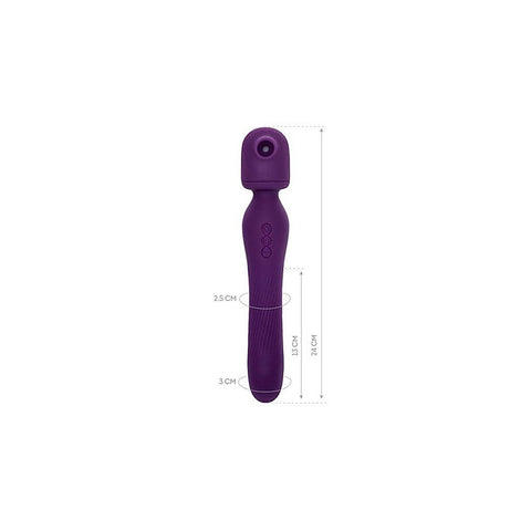 Premium JOS Kisom 2 In 1 Wand Massager by ToyFa - Body Wands