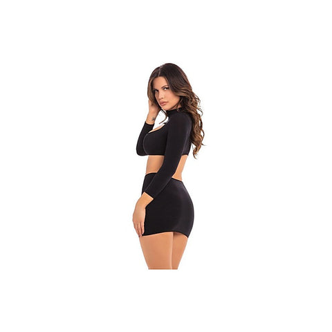 Stop and Stare 2 Piece Women Skirt Set by Pink Lipstick - Skirts And Club Wear