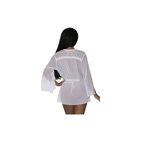 Premium Flowing Short Robe by Magic Silk - Kimono's and Gowns