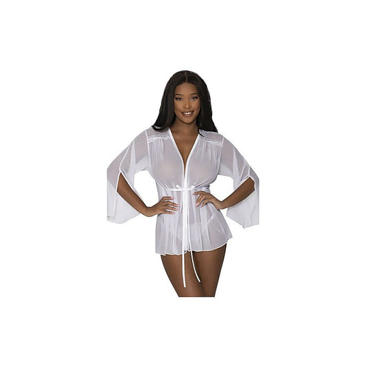 Flowing Short Robe by Magic Silk - Kimono's and Gowns