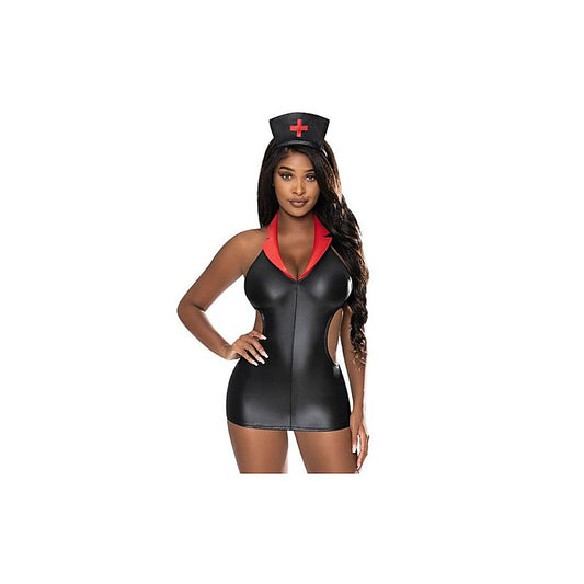Exposed Lingerie Sexy Night Nurse Costume by Magic Silk - Fancy Dress Ups